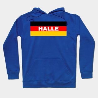 Halle City in German Flag Hoodie